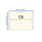 Sonderedition Baumwollumschlag C6 - Trapezlasche  - Ringelblumen
