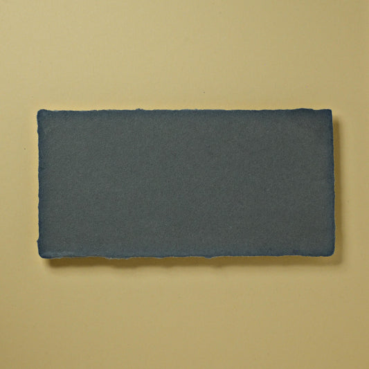 RESTPOSTEN: Baumwollkarte DIN-lang - schiefer