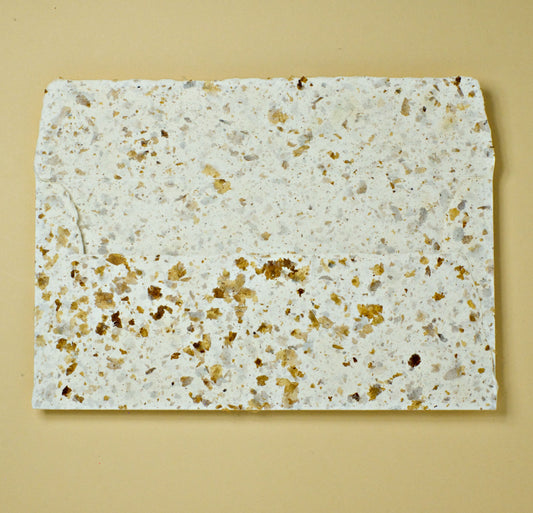 Sonderedition: Baumwollumschlag DIN-lang - Trapezlasche - Kaffee