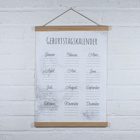 Geburtstagskalender "Klassik"