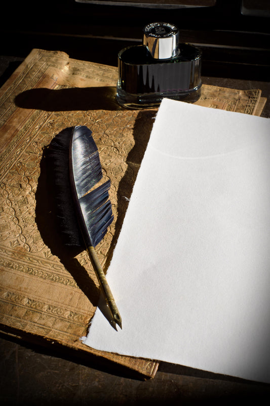 Luxus Schreibpapier / Briefpapier, DIN-A4, 100 % Baumwolle