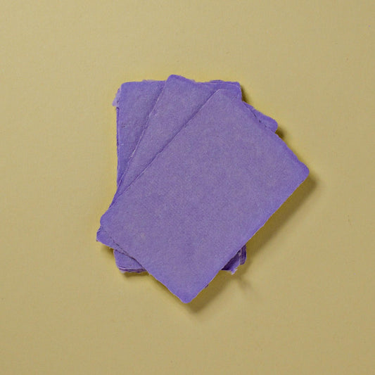 RESTPOSTEN: Baumwoll-Visitenkarten 85/55 - violett