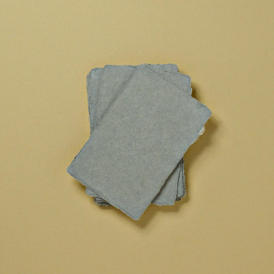 RESTPOSTEN REDUZIERT: Baumwoll-Visitenkarten 85/55 - granit
