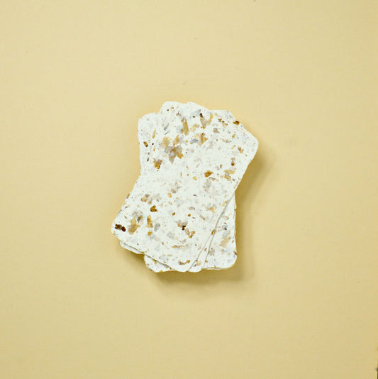 Sonderedition: Baumwoll-Visitenkarten 90/50 - Kaffee